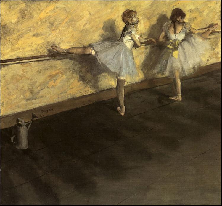 Edgar Degas Dancers Practicing at the Barre Sweden oil painting art